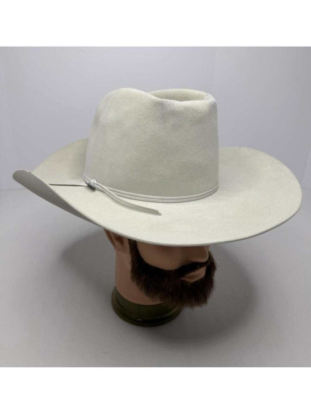 Resistol 5X Beaver 7 3/8 Crystal Las Vegas Long Oval Texas Made Cowboy Hat P131